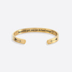 Beautiful Girl You Can Do Hard Things Cuff Bracelet