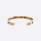 Beautiful Girl You Can Do Hard Things Cuff Bracelet