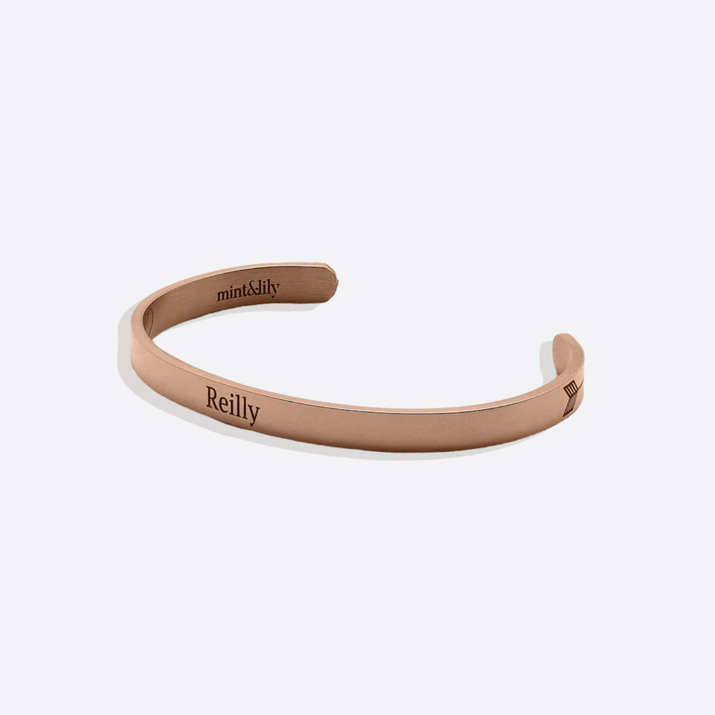 Beautiful Girl You Can Do Hard Things Cuff Bracelet