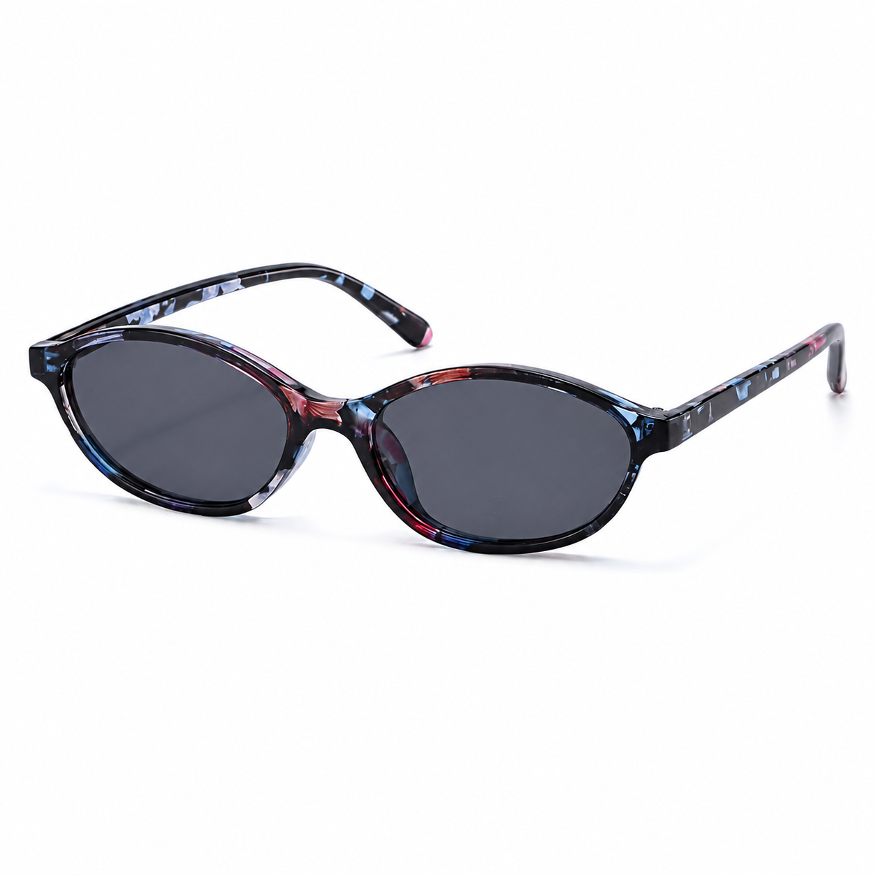 3-Pack Retro Y2K Oval Sunglasses for Women – Slim 90s UV Protection Shades