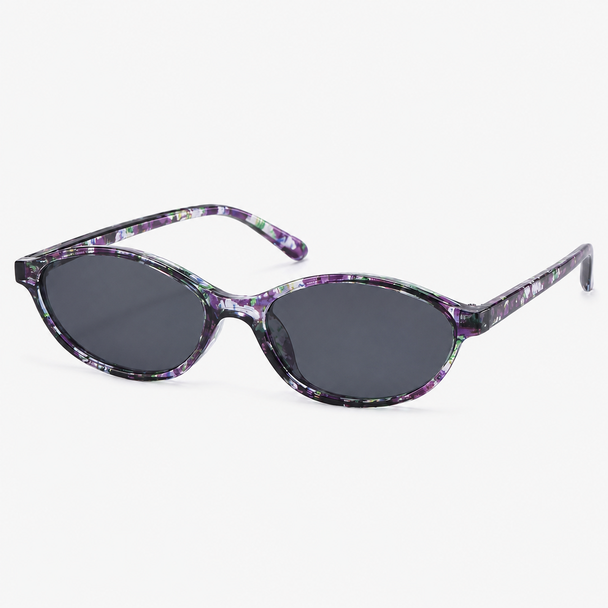 3-Pack Retro Y2K Oval Sunglasses for Women – Slim 90s UV Protection Shades