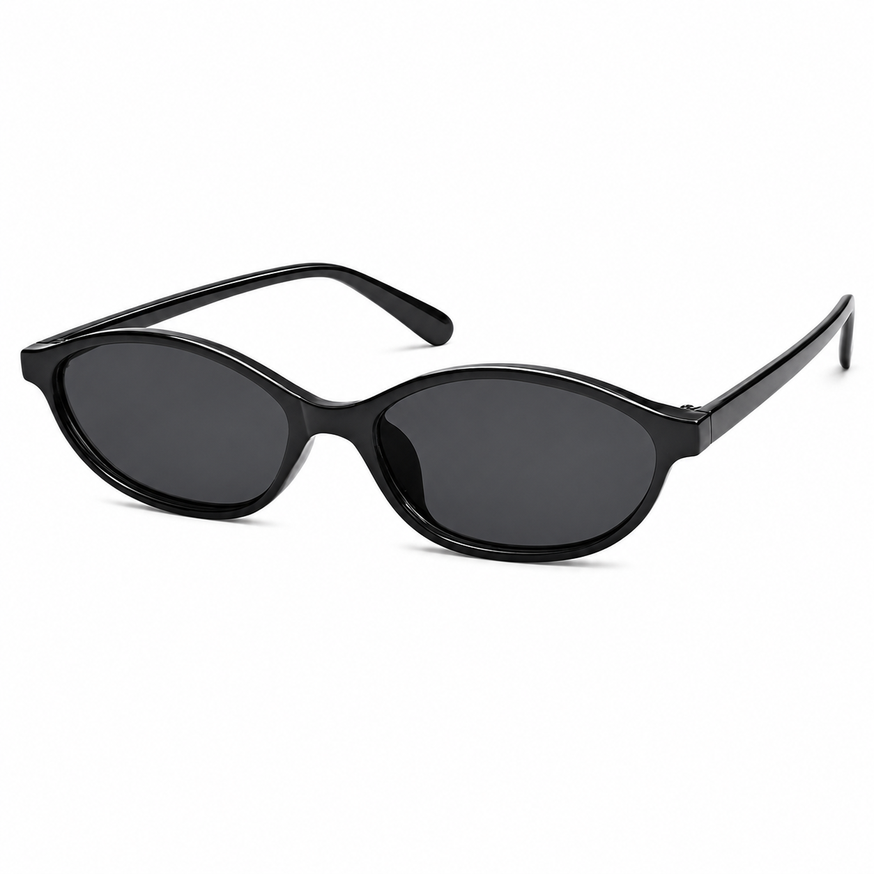 3-Pack Retro Y2K Oval Sunglasses for Women – Slim 90s UV Protection Shades