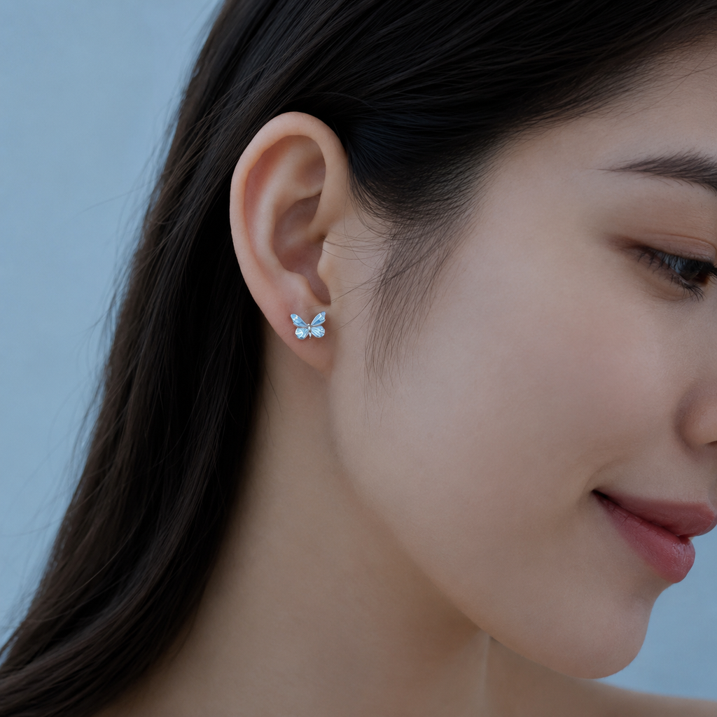 Luminous Butterfly Earrings