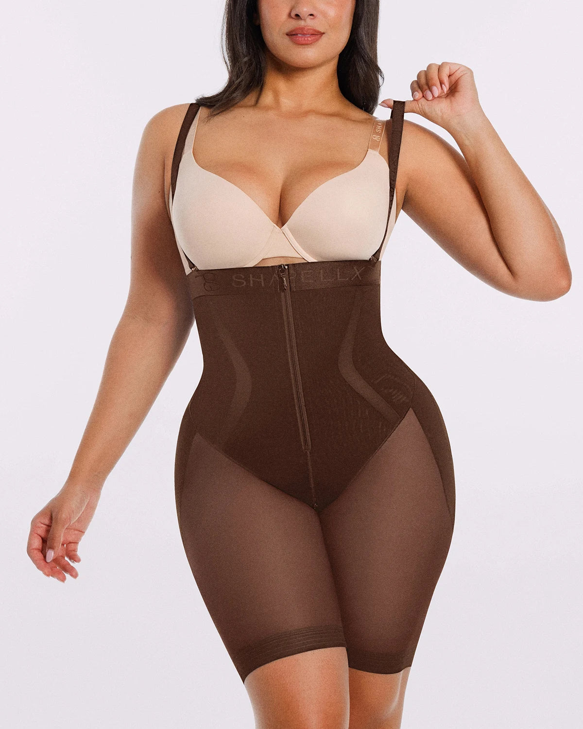 Luftige, bequeme High-Waist Bauch-weg-Shorts