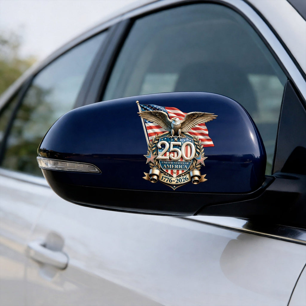 United States of America 250th Anniversary Decal – Eagle, Flag, 1776-2026