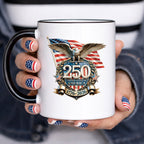 United States of America 250th Anniversary Decal – Eagle, Flag, 1776-2026