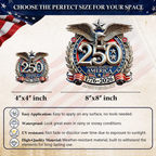 🔥 LIMITED TIME OFFER – 250th Anniversary Decal United States Of America Eagle Patriotic