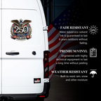 🔥 LIMITED TIME OFFER – 250th Anniversary Decal Eagle Patriotic
