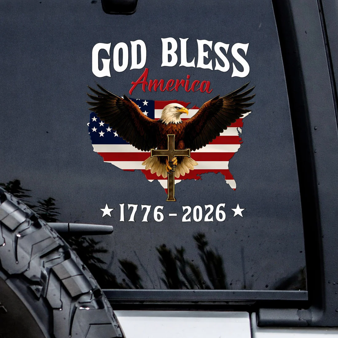 🔥 LIMITED TIME OFFER – 250th Anniversary Decal Eagle Patriotic