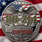 🦅U.S. Veteran 250 Years of Freedom Hat & 🇺🇸 Buy 1 Hat, Get 1 Coin FREE