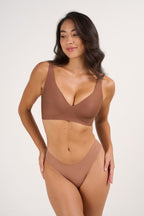 Deep V Push-Up Seamless Wireless Jelly Bra