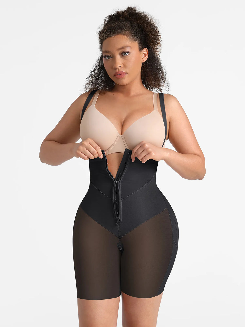 Full-Coverage Tummy Control Shaper Faja