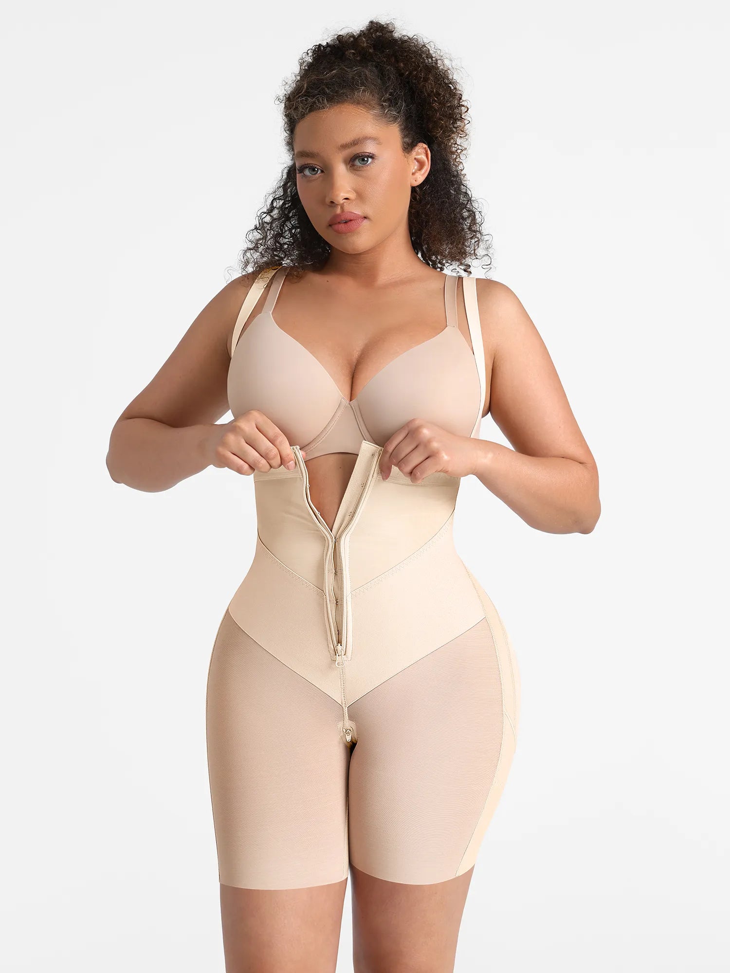 Full-Coverage Tummy Control Shaper Faja
