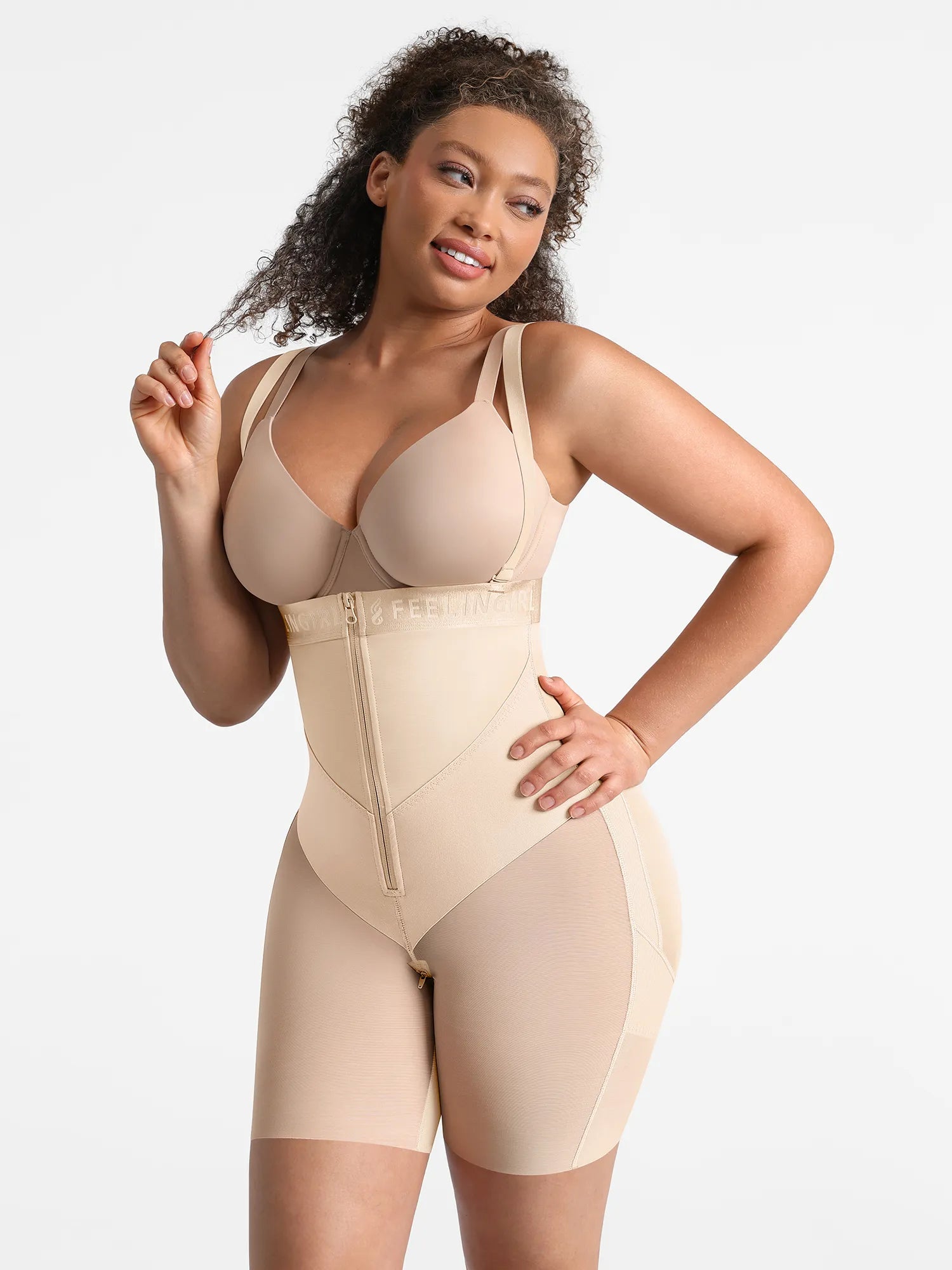 Full-Coverage Tummy Control Shaper Faja