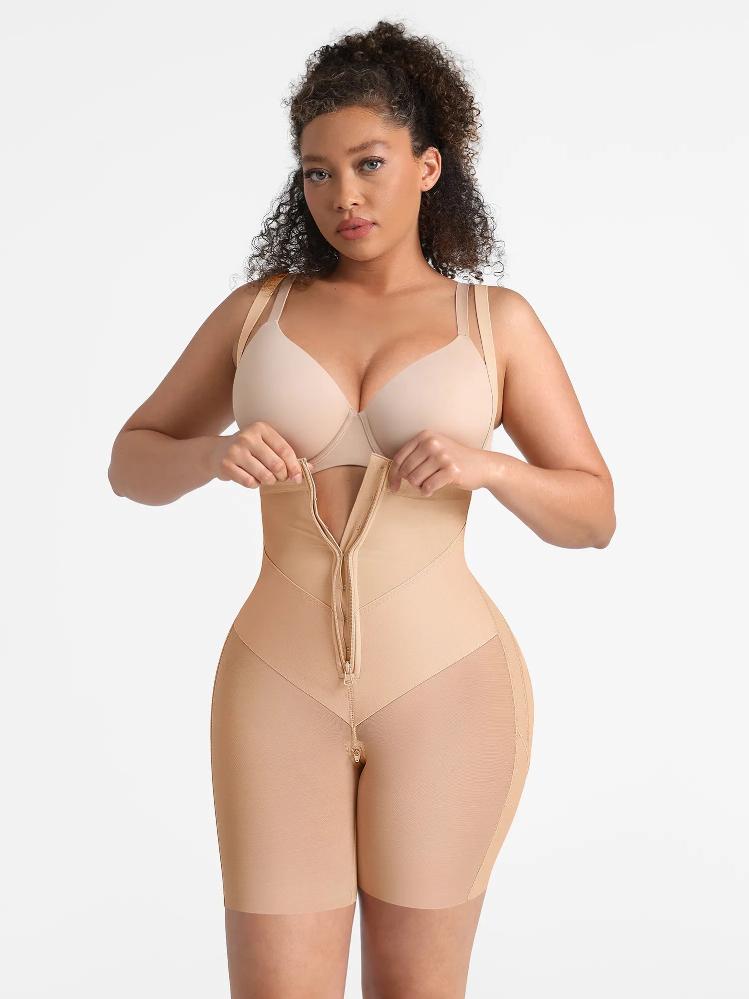 Full-Coverage Tummy Control Shaper Faja