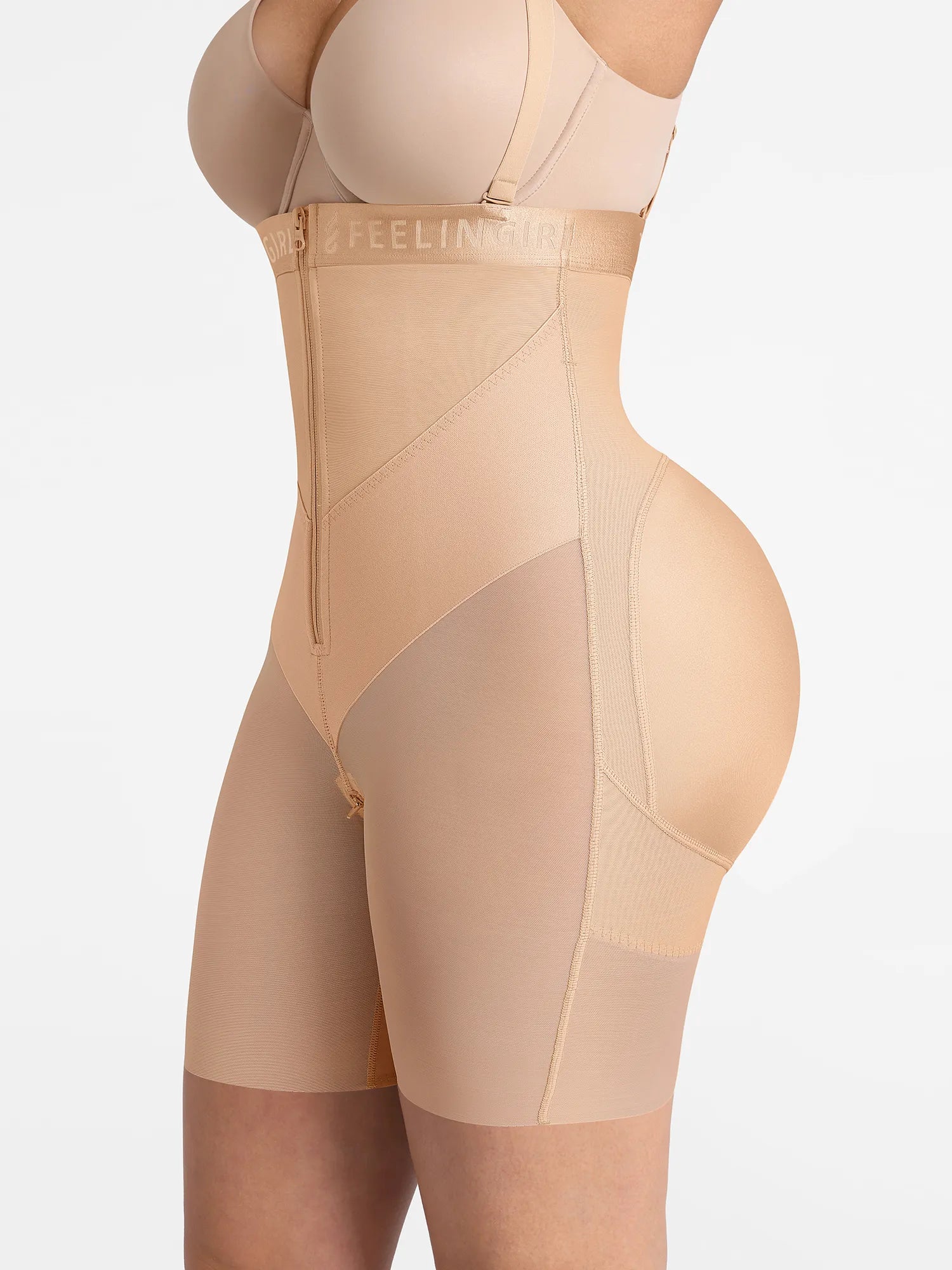 Full-Coverage Tummy Control Shaper Faja