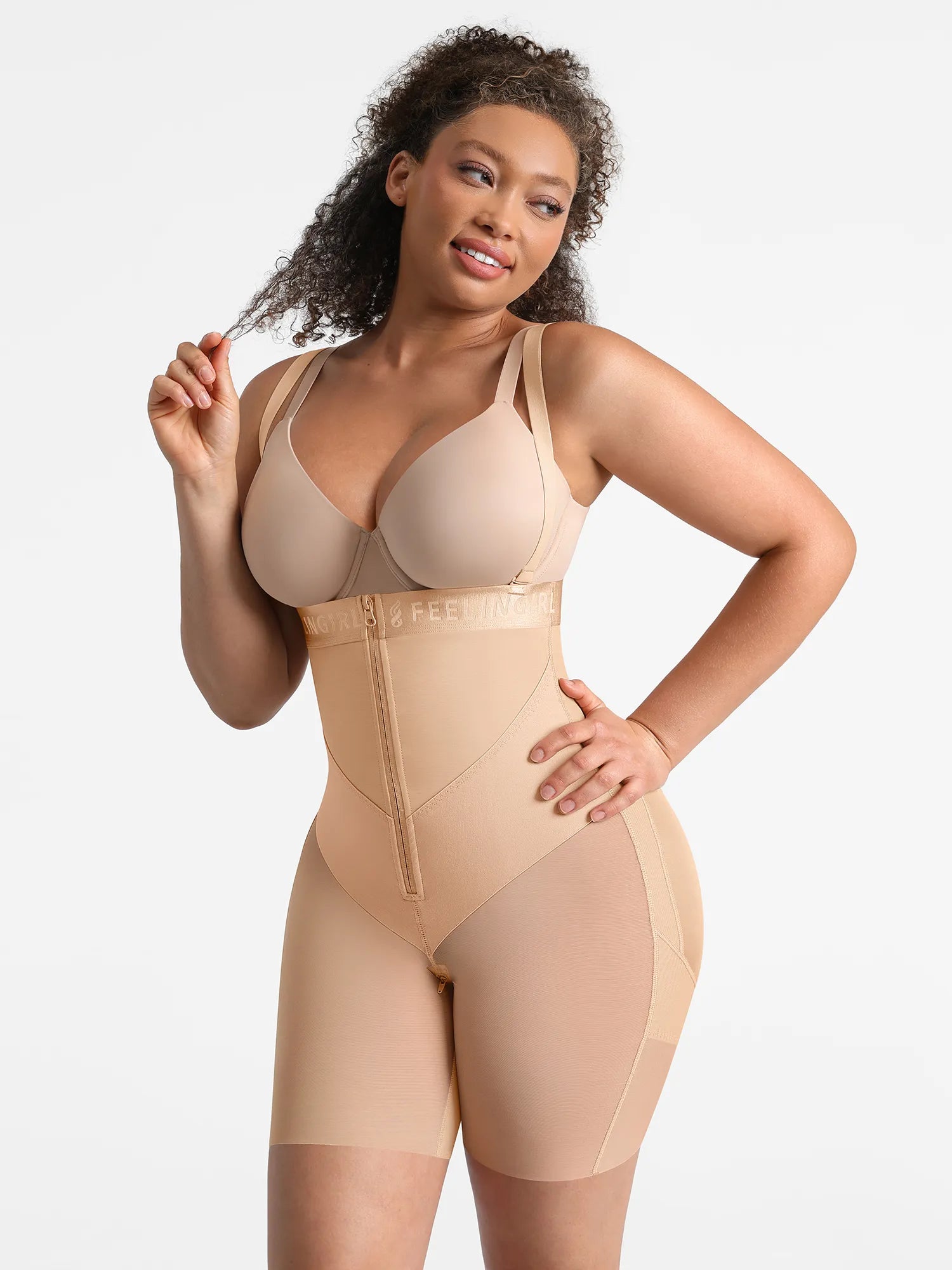 Full-Coverage Tummy Control Shaper Faja