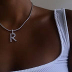 Tennis Initial Necklace