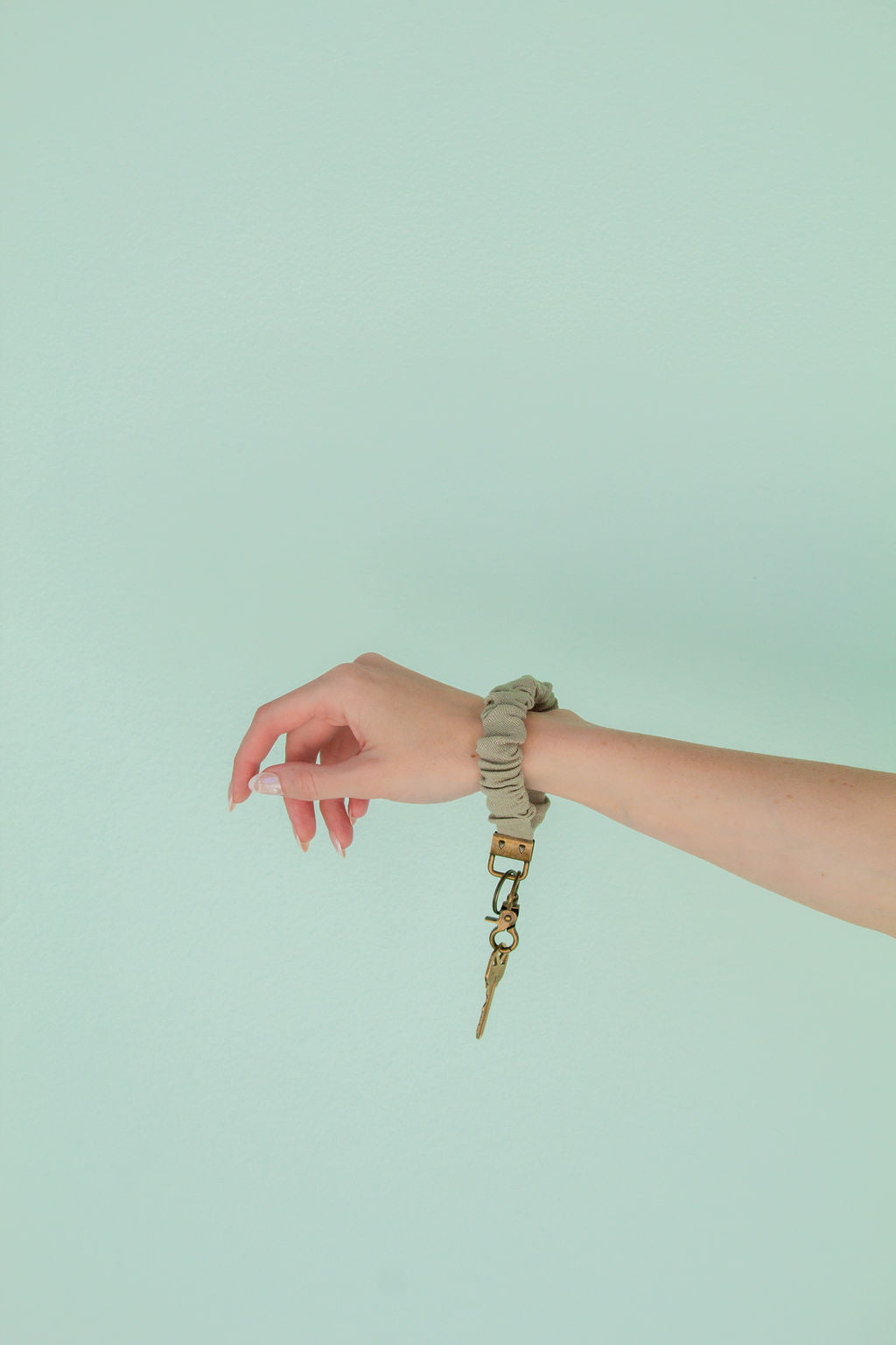 Soft Sage Keychain