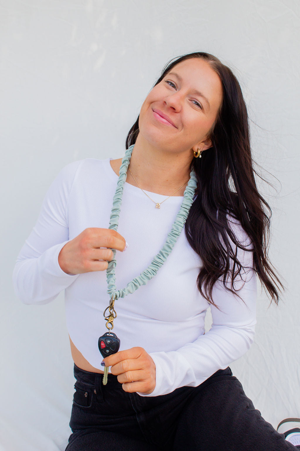 Dusty Sage Lanyard