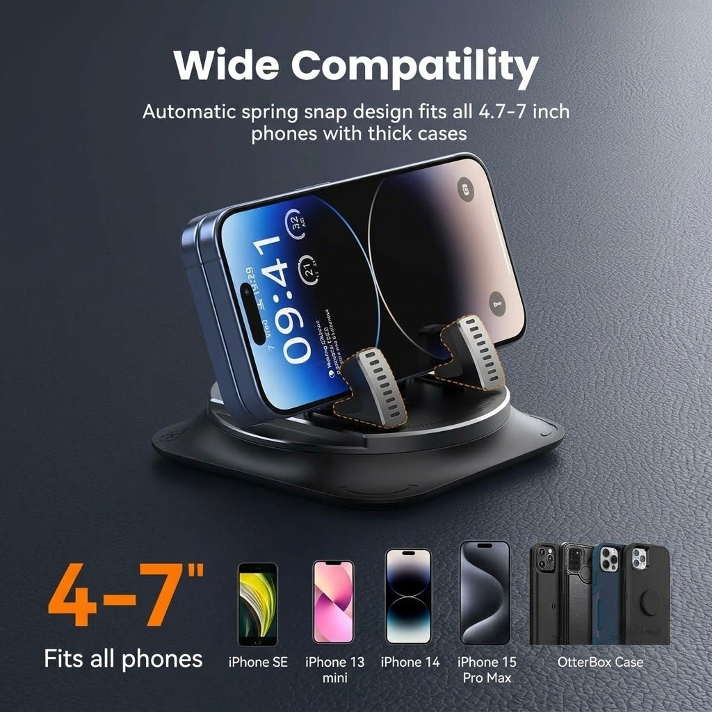 360 Degree Rotational Car Dashboard Phone Mount