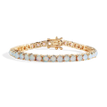 Blue Opal Tennis Bracelet