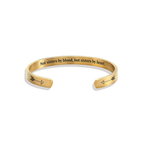 Not Sisters By Blood But Sisters By Heart Cuff Bracelet