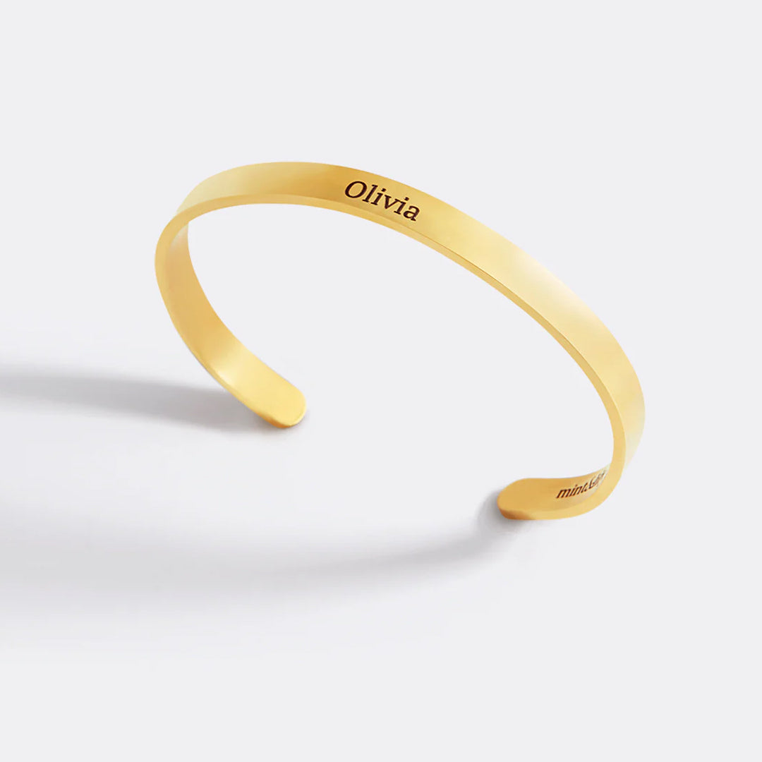Not Sisters By Blood But Sisters By Heart Cuff Bracelet