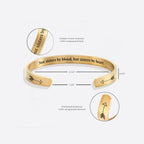 Not Sisters By Blood But Sisters By Heart Cuff Bracelet