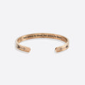 Not Sisters By Blood But Sisters By Heart Cuff Bracelet