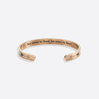 Not Sisters By Blood But Sisters By Heart Cuff Bracelet