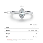 Marquise Cut Wedding Engagement Fine Jewelry Ring