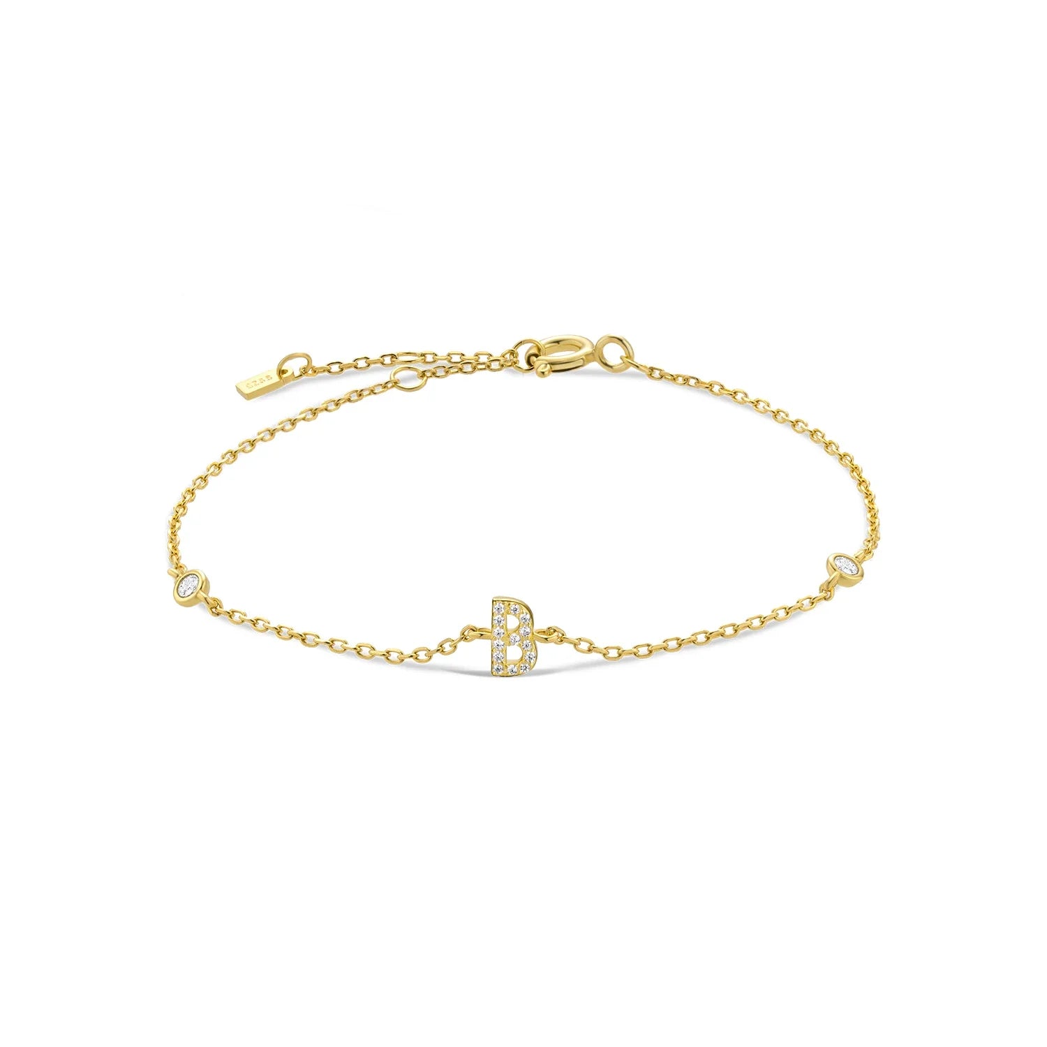 Pulsera de muñeca con inicial'