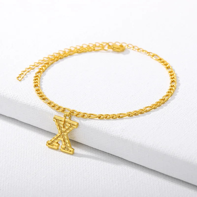 Gold Cuban Chain Anklet