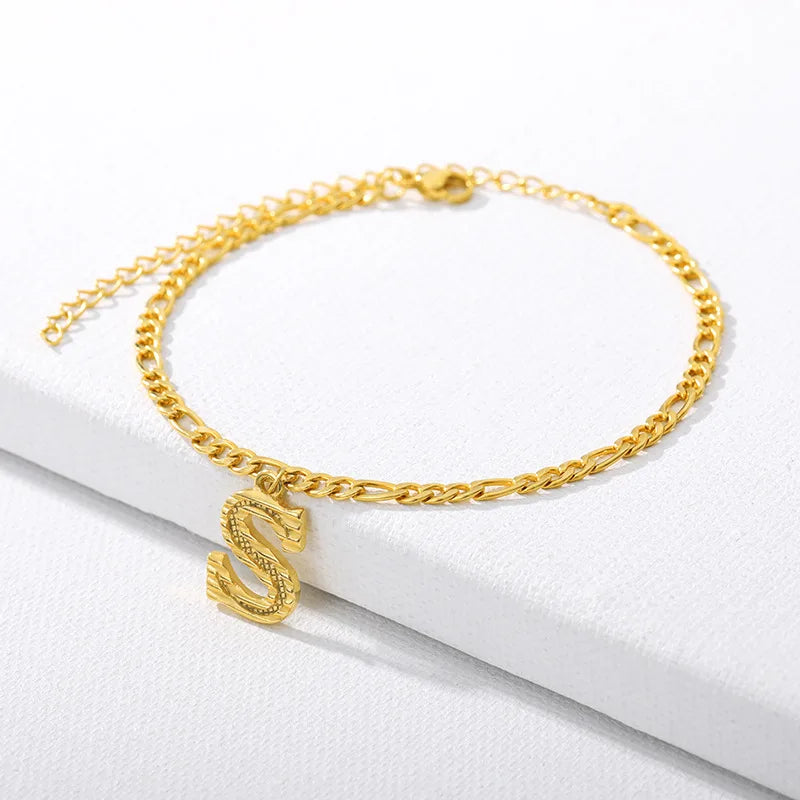 Gold Cuban Chain Anklet