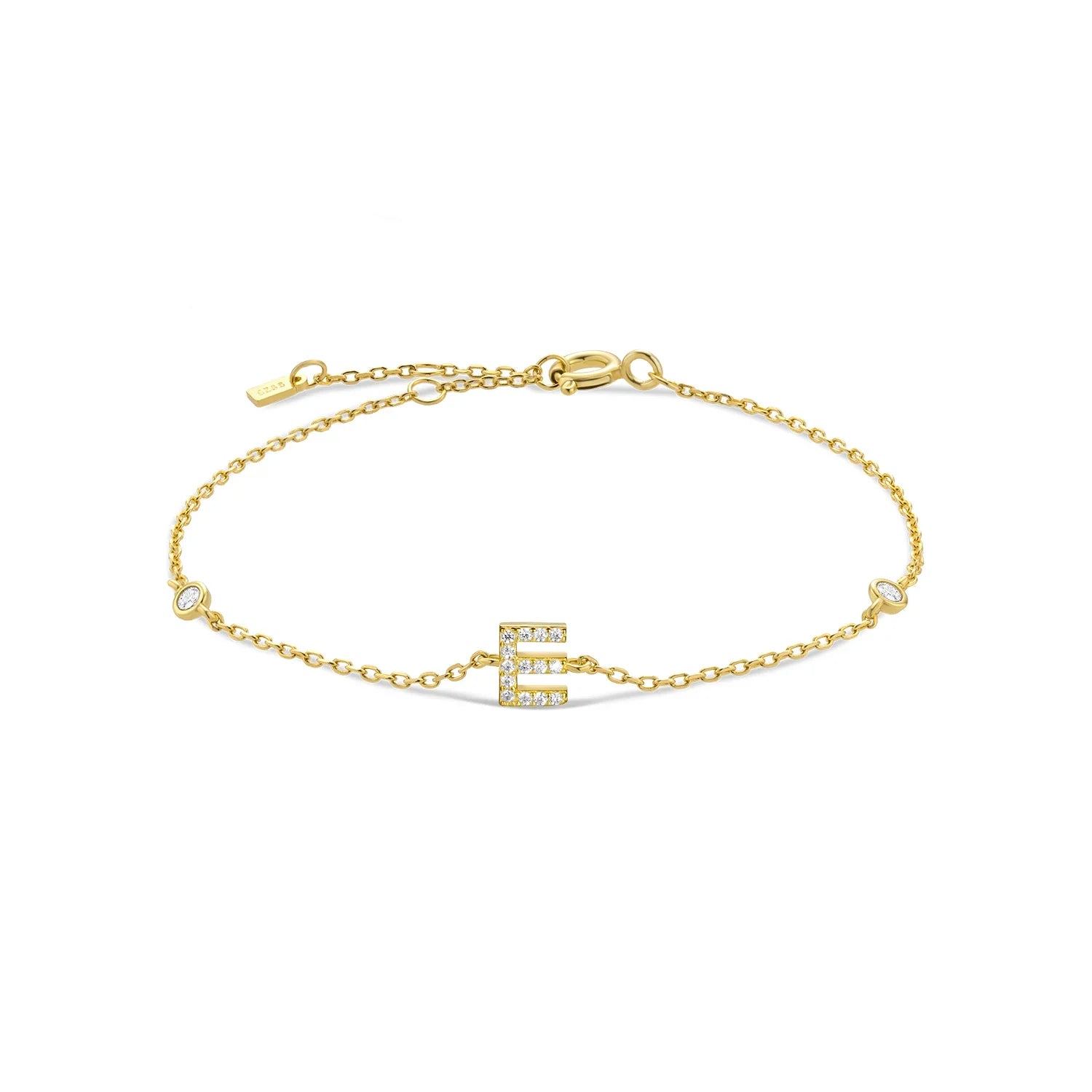 Pulsera de muñeca con inicial'