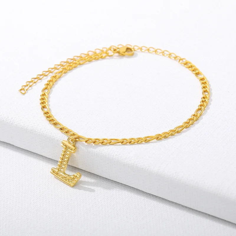 Gold Cuban Chain Anklet