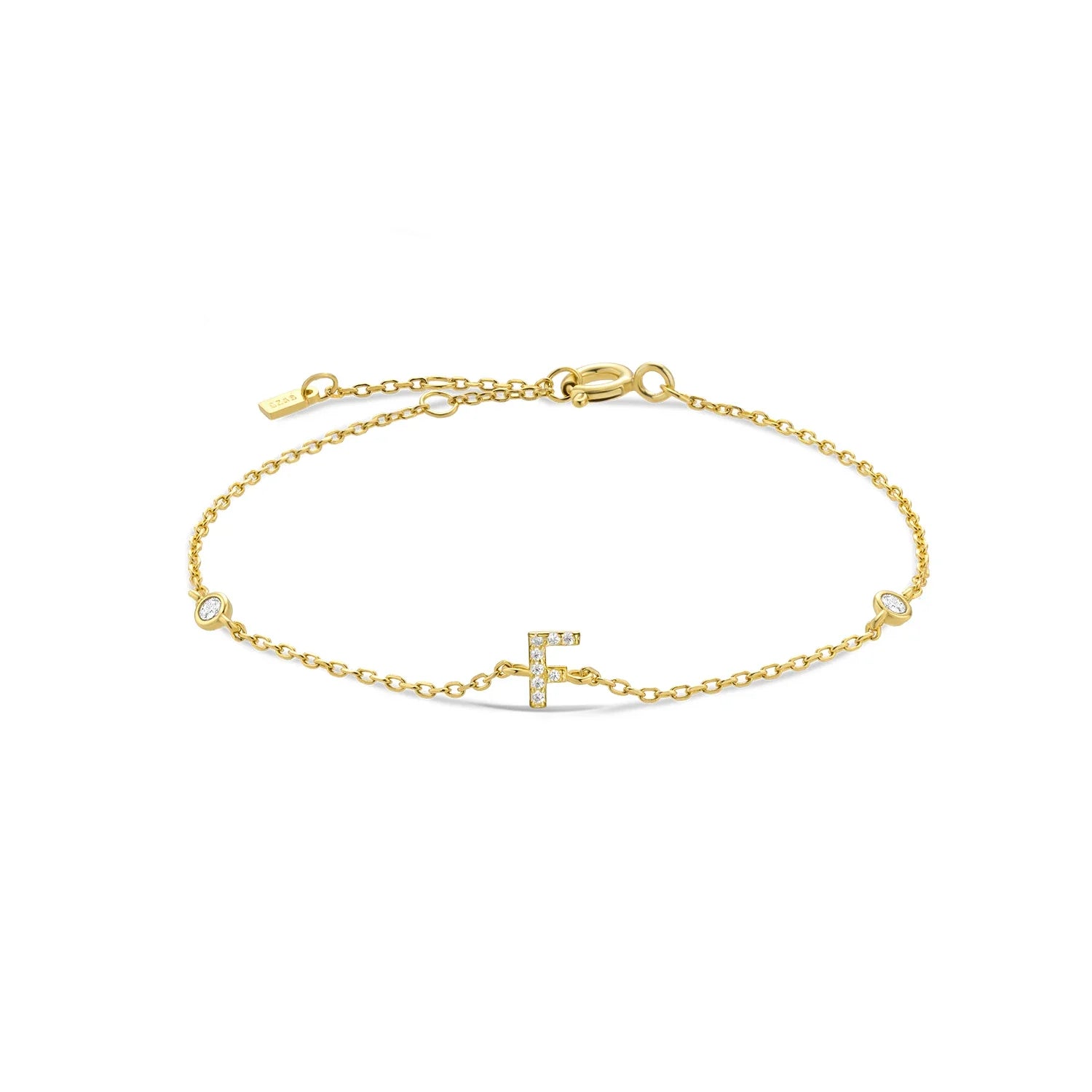 Pulsera de muñeca con inicial'