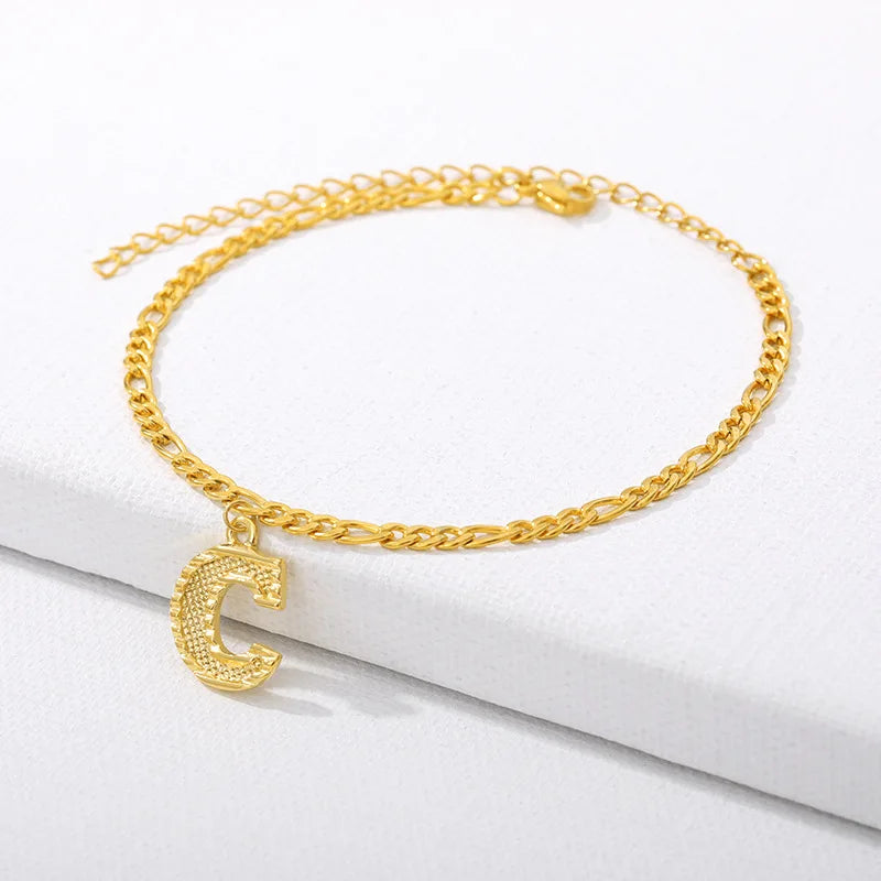 Gold Cuban Chain Anklet