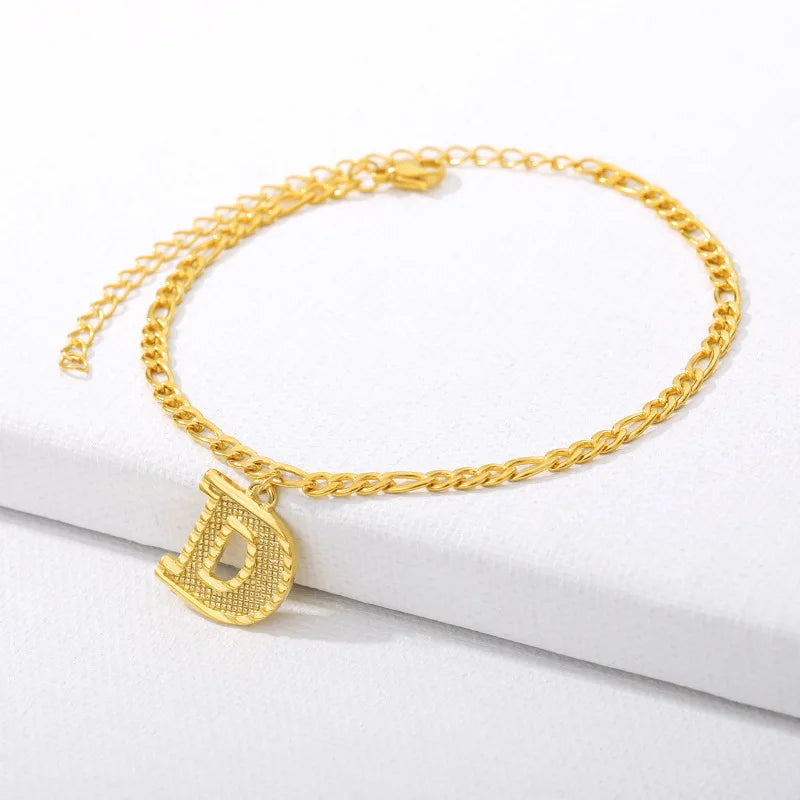 Gold Cuban Chain Anklet