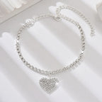 Celeste Heart Anklet