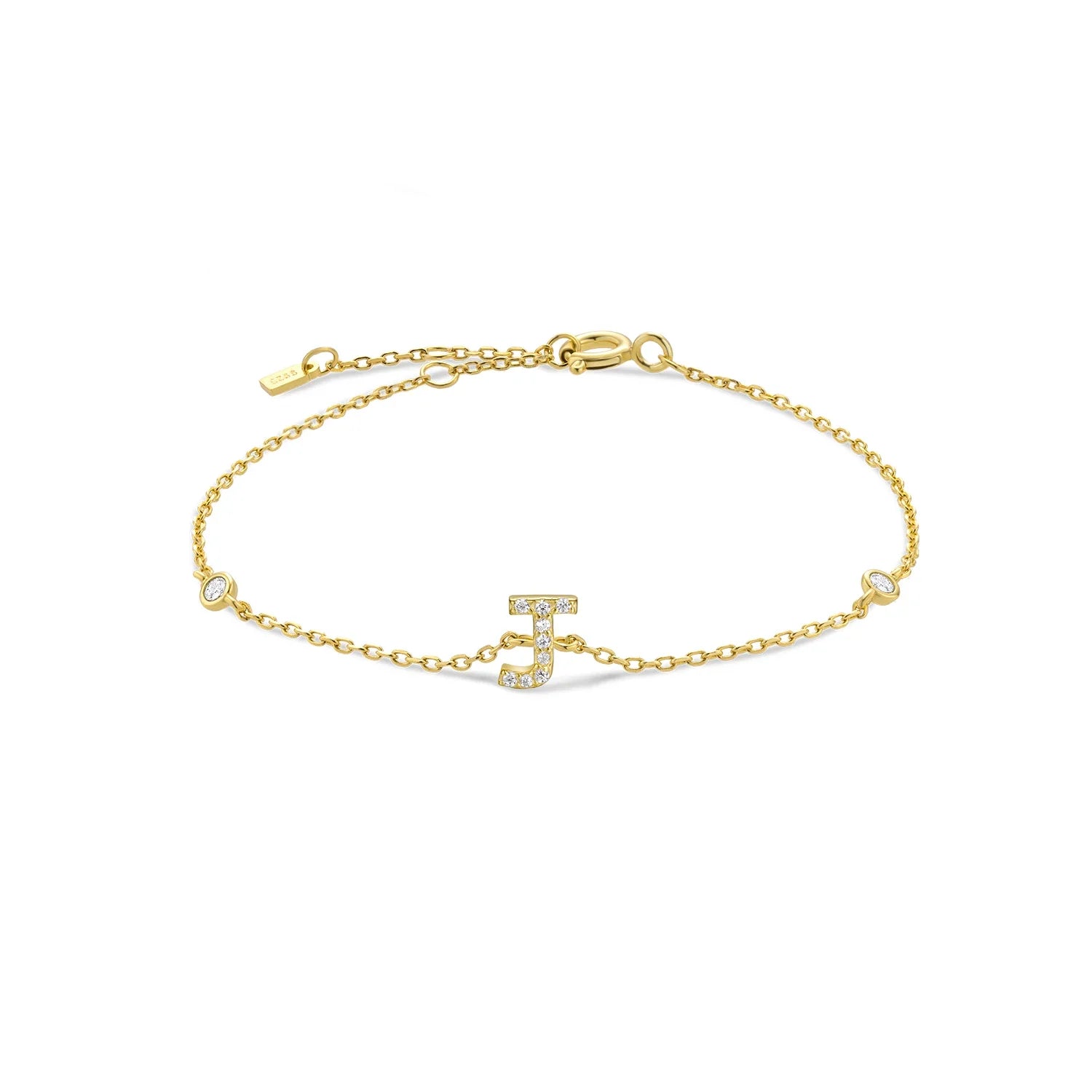Pulsera de muñeca con inicial'