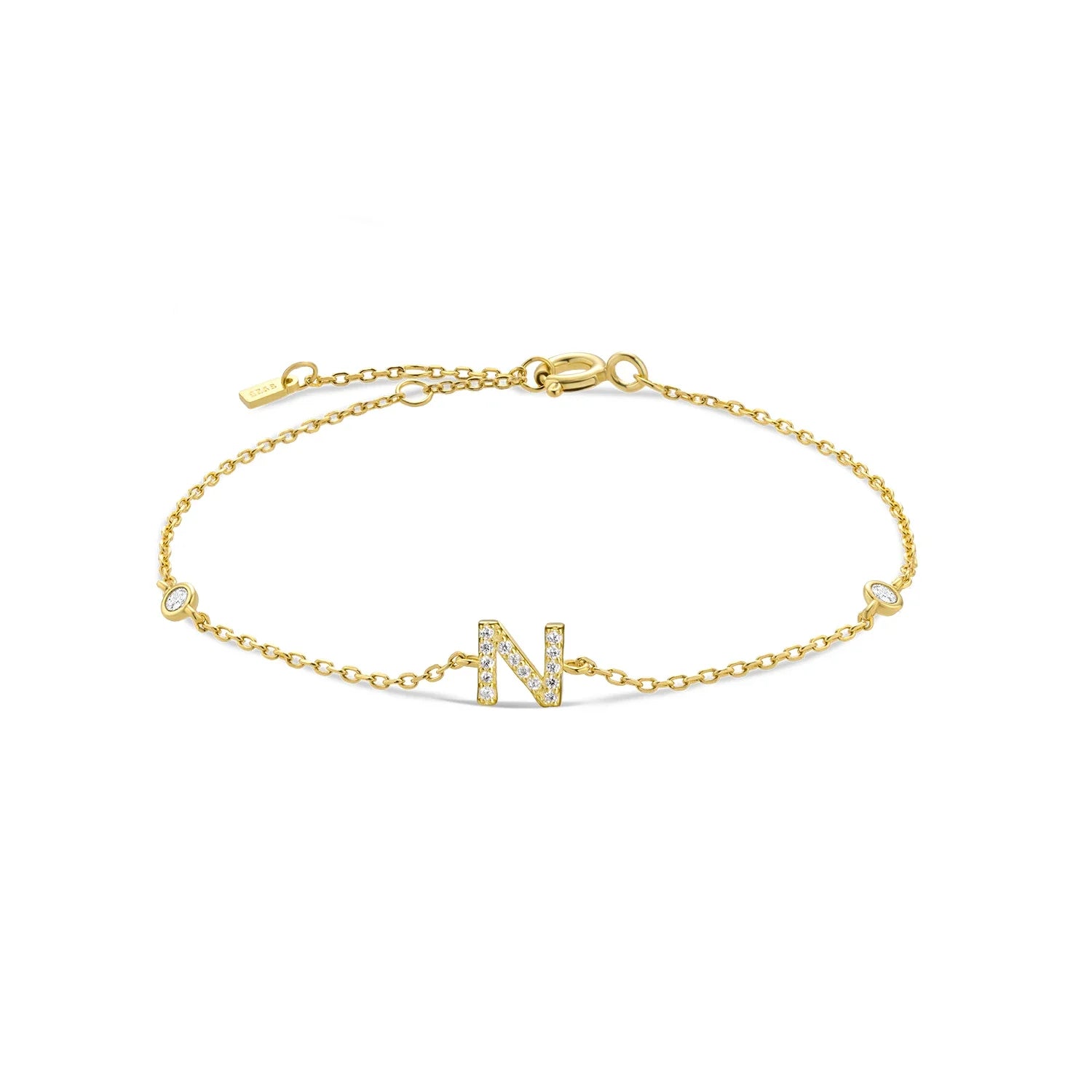 Pulsera de muñeca con inicial'