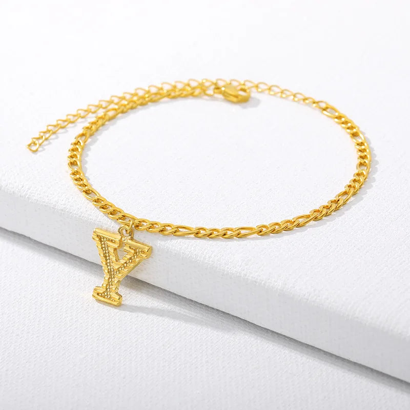 Gold Cuban Chain Anklet