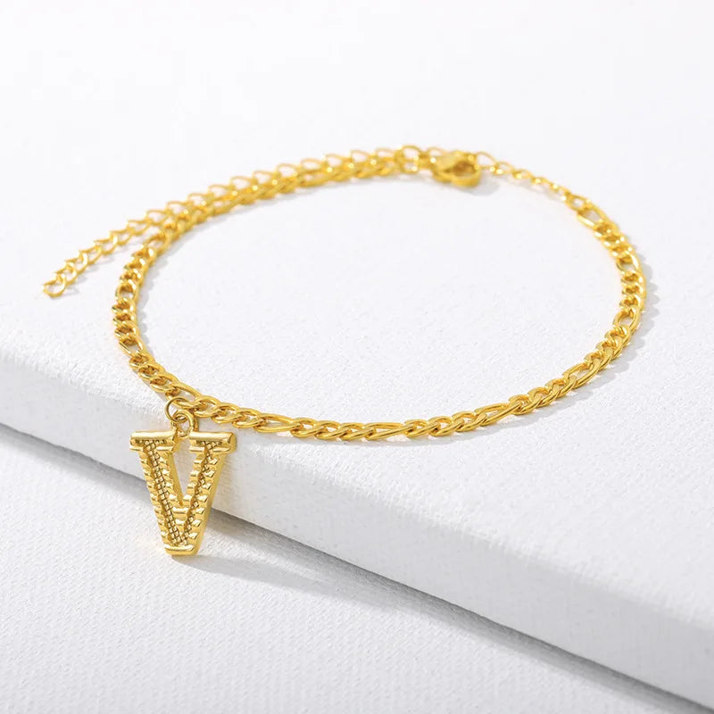 Gold Cuban Chain Anklet