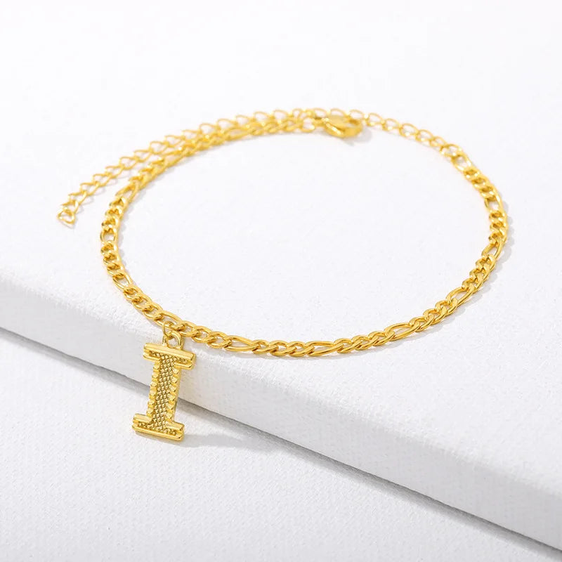 Gold Cuban Chain Anklet