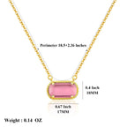 Birthstone Crystal Necklace