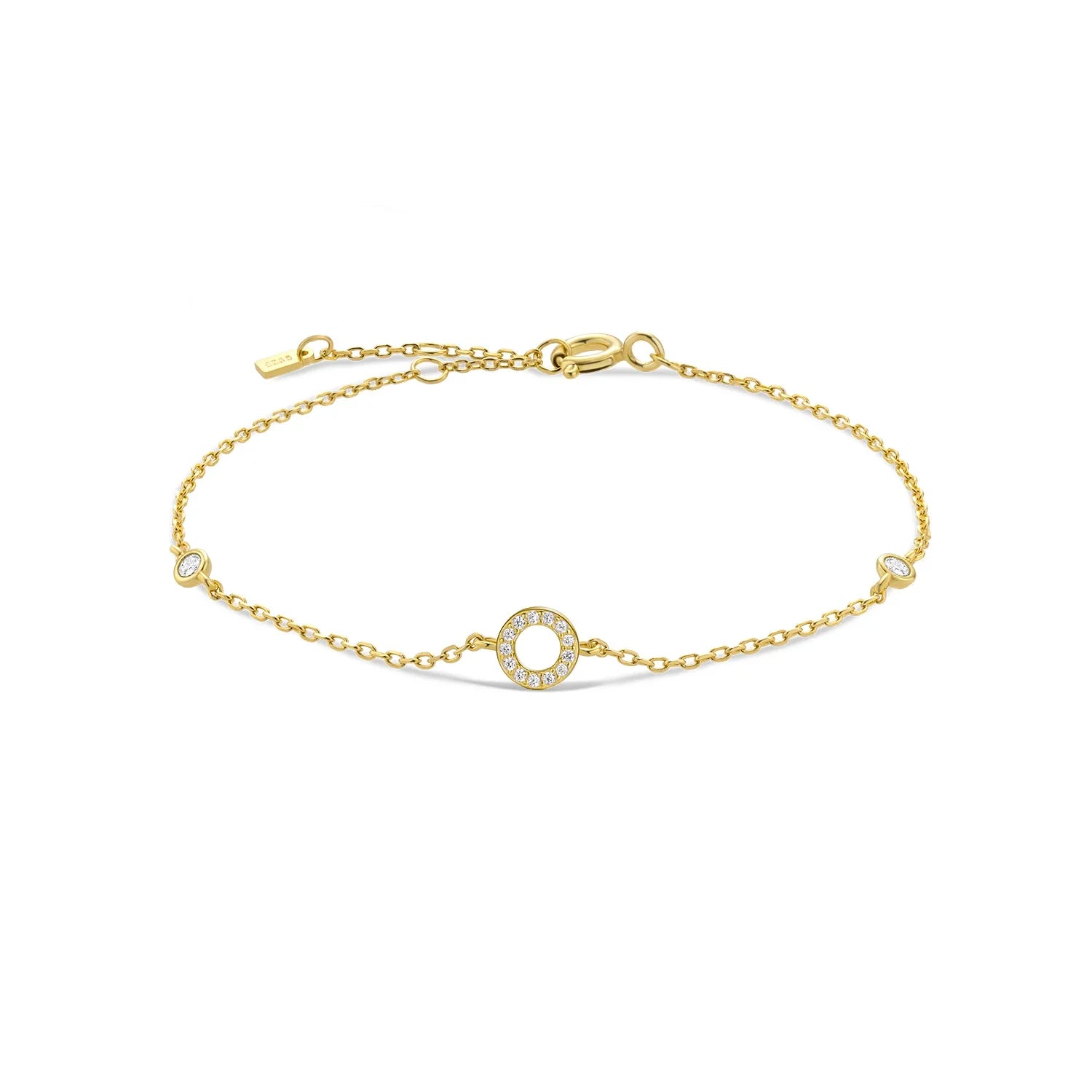Pulsera de muñeca con inicial'