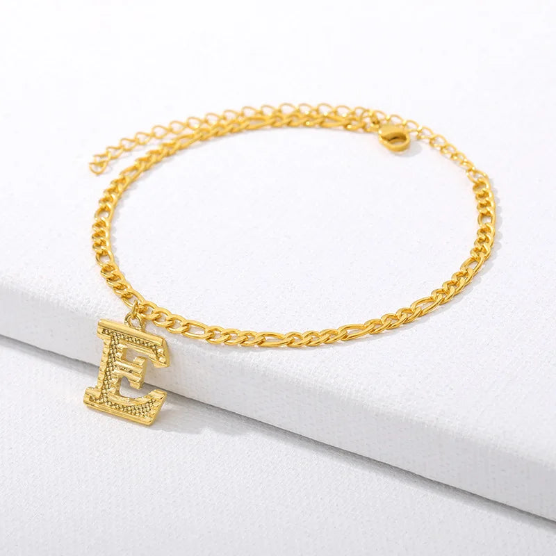 Gold Cuban Chain Anklet