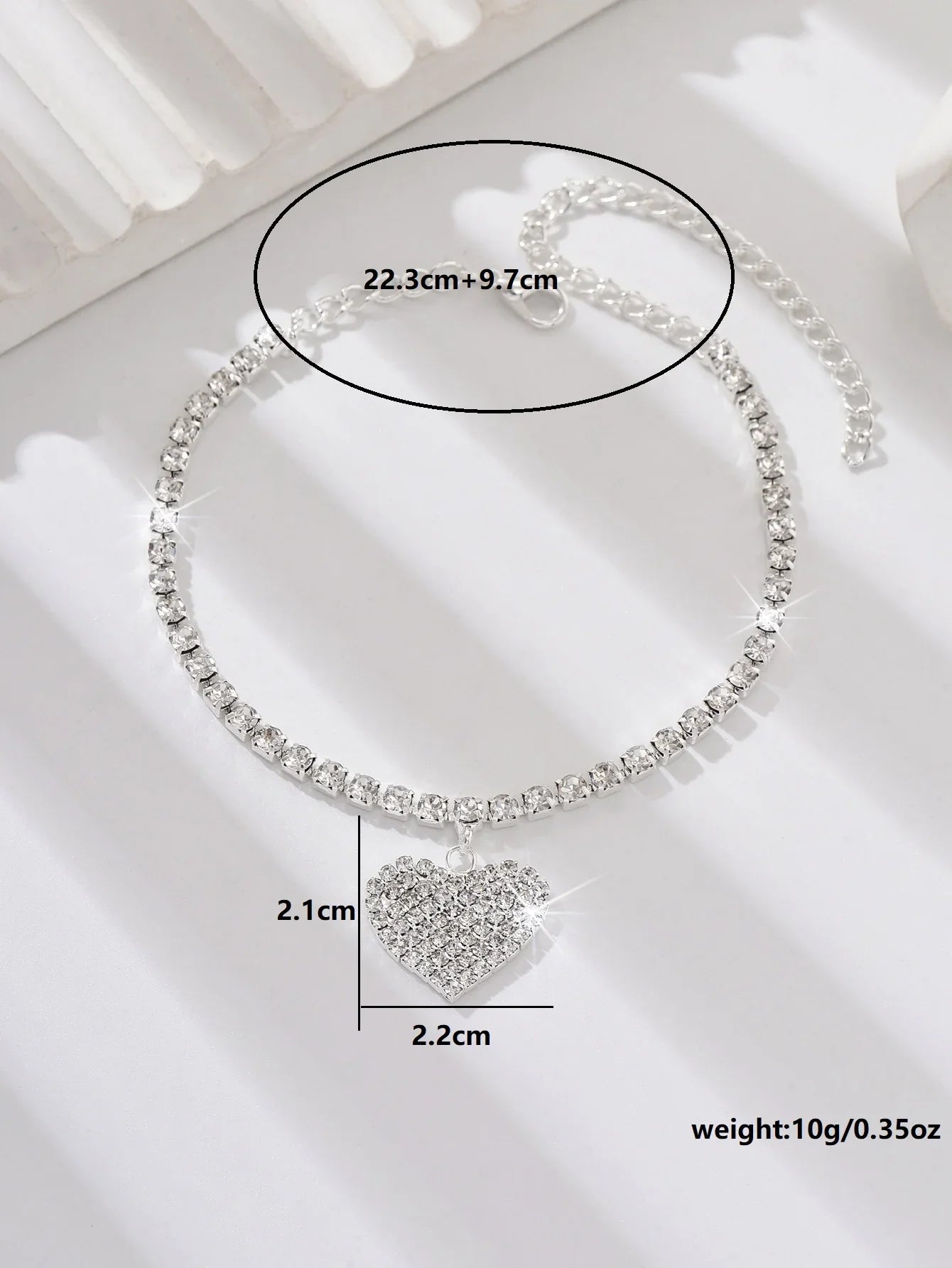 Celeste Heart Anklet